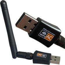 AC600 Mbps Dual Band Internet USB Wifi Adapter for Desktop PC 2.4/5Ghz, Desktop-