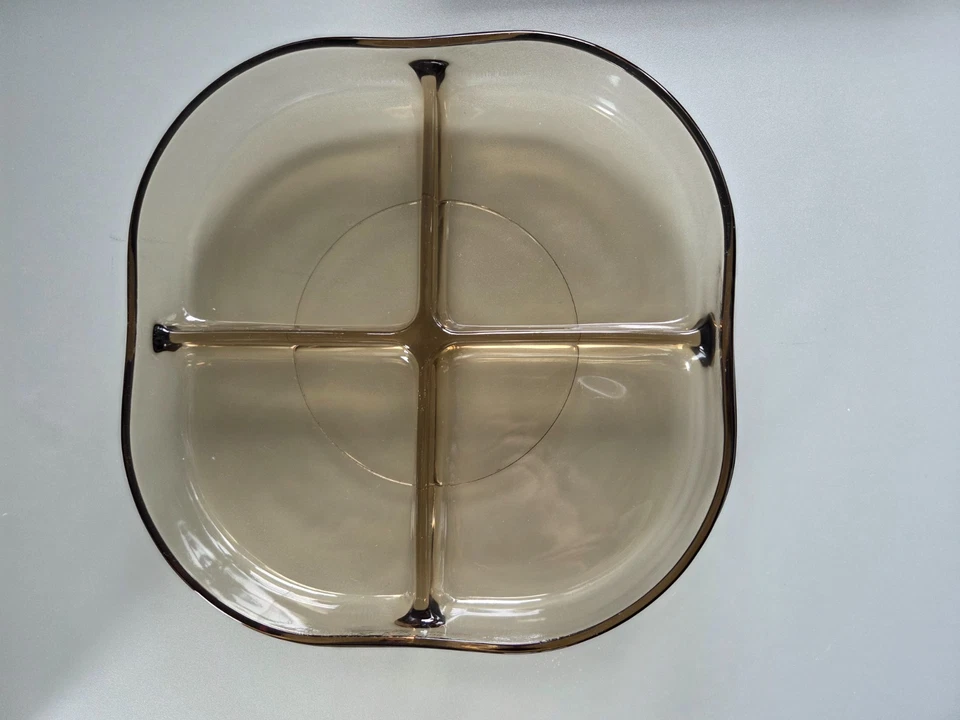 🟤 Vintage Glaskabarett "Cabaret MINA" von Vetri di Fidenza (Italien) - Bild 3 von 4