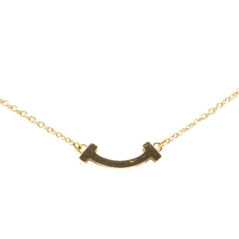 Tiffany & Co. Smile Mini Necklace K18Yg r14_0416 | eBay Tiffany & Co. Smile Mini Necklace K18Yg r14_0416 | eBay