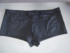 Made in USA 4X Low Rise Boy Shorts Black