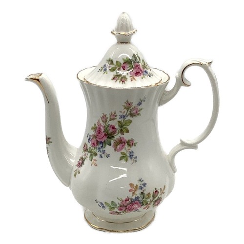 ROYAL ALBERT Tea Pot Moss Rose Floral Bone China