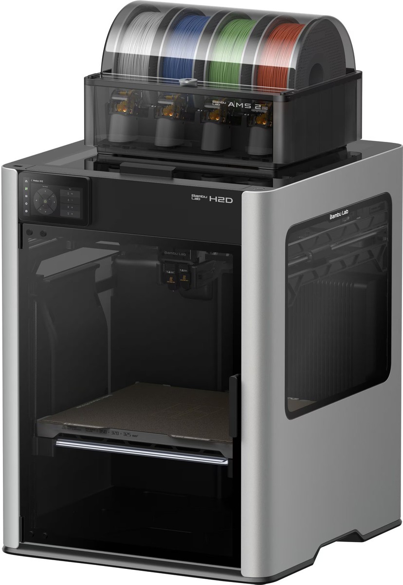 Bambu Lab - H2D AMS Combo 3D Printer - Silver | eBay