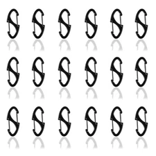 Mini Carabiner Clips, Double-Sided Spring Small Carabiner Clip, Metal Carabiner