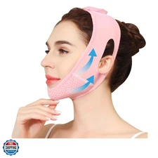 Chin Strap for Sleeping - Face V Line Lifting Mask, Double Chin Reducer, Reus...