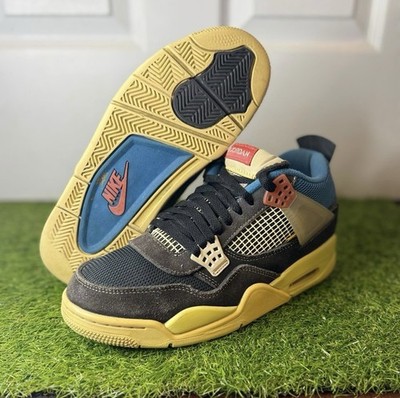 Size 9 - Union LA x Nike Air Jordan 4 Retro  Off Noir  Men s Sneakers