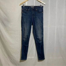 Madewell 10” High-Rise Skinny Jeans Size 26 Dark Wash