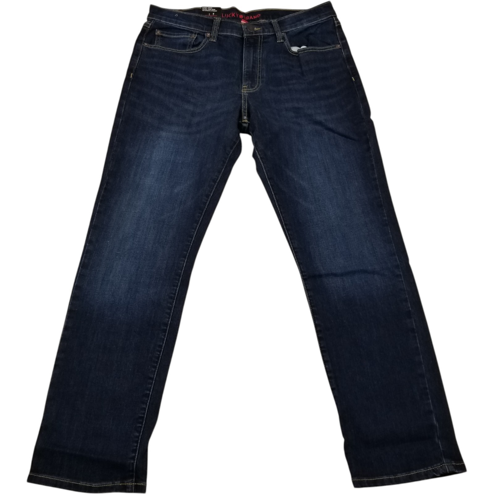 Lucky Brand 410 Athletic Straight Fit Jean Stretch Denim 32 