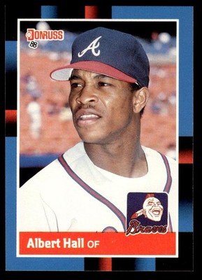 1988 Donruss #290 Albert Hall Atlanta Braves