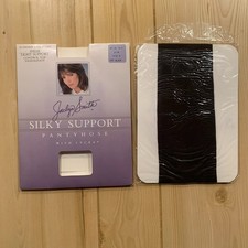 Vintage 90s Jaclyn Smith Sheer Controller Top Sandalfoot Pantyhose NIP Size D