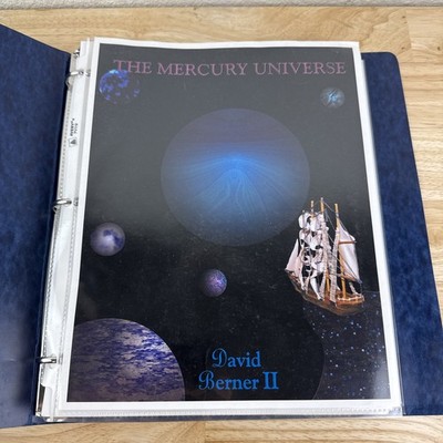 The Mercury Universe By David Berner II Vintage Spiral Bound Book (1st Printing?