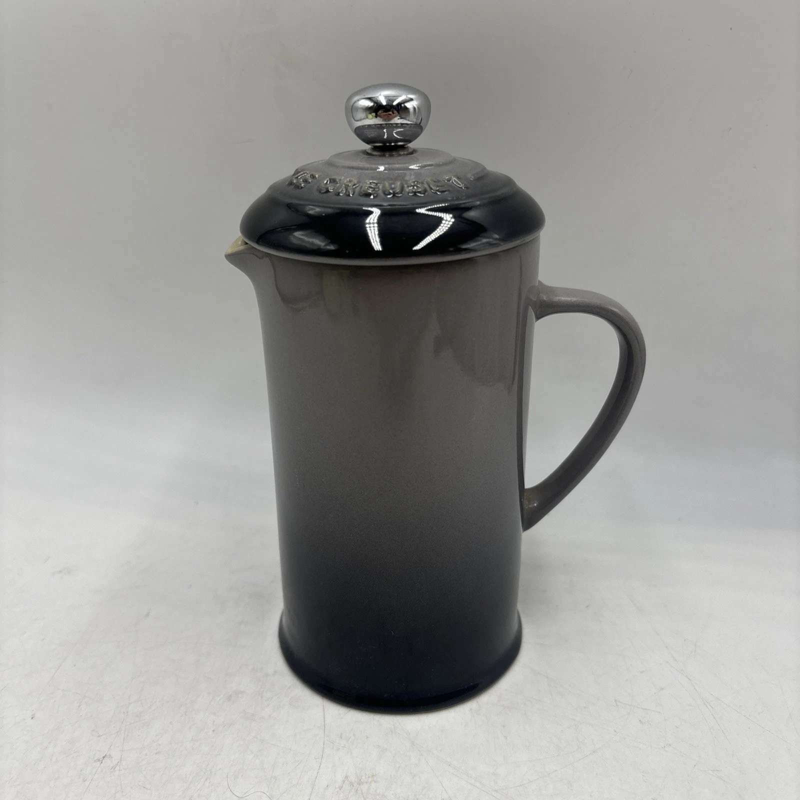Le Creuset "Petite" 12 oz. Ceramic French Press Mini Cafe Collection CLEAN