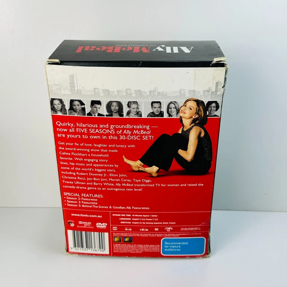 Ally McBeal : The COMPLETE Series : Seasons 1-5 DVD Boxset - image 2 of 2