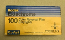 Kodak Ektachrome 100-5 EPN 220. Process E6. Expired 01/1989. Cold Storage.