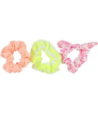 American Eagle Womens Bright 3-Pack Hair Scrunchie, Multicoloured