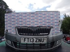 SKODA FABIA ESTATE 5DR 6V MK2 FL TP 5J 2013 SILVER  8E / A7W FRONT BUMPER MARKS