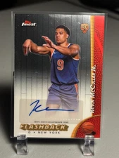 2025 Topps Finest Flashback Kevin McCullar Jr Rookie Auto FBA-KM New York Knicks