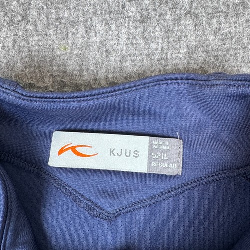 Kjus Keano Half Zip Pullover Mens 52 Large Blue Golf Performance Active UV 50 - Picture 4 of 9