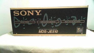 Enregistreur MiniDisc Sony MDS-101 - Noir - Allume, Non Testé - Vintage