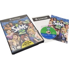 The Sims 2 Nintendo GameCube CIB Complete with Manual DOL-G4ZE-USA Black Label