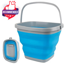 Collapsible Mop Bucket and Ice Bucket-5L 1.3 Gallon Household Cleaning...