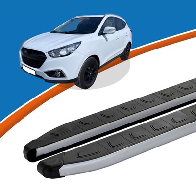 Trittbretter passend für Schweller Hyundai iX35 Baujahr 08/2009-07/2015 DOLU Sil