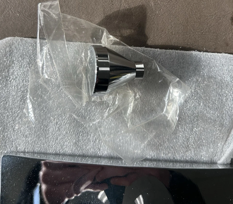 Aluminum Rear View Mirror Chrome Glue On - Image 4 of 4