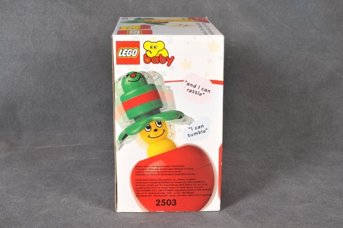 Juguete Musical Manzana Bebé 2503 2000 Lego Bebé De Colección 2 Piezas SELLADO Retirado - Raro - Imagen 3 de 5