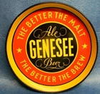 MINTY VINTAGE Genesee Beer Ale Tray Sign The Better The Brew Rochester  New York