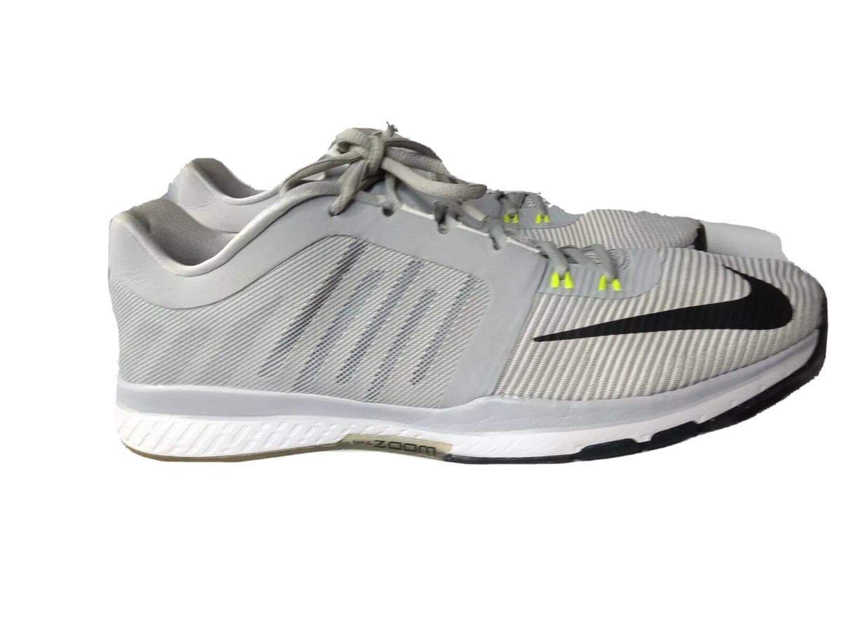 Nike Zoom Speed TR3 Runniing Shoes Men's Size 14 Sneakers Grey volt  804401-007