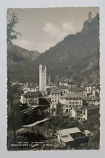 Cartolina fotografica di Boccioleto e la Torre in Valsesia Vercelli