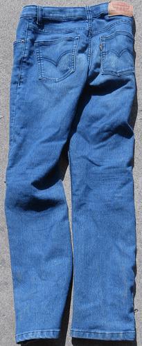 Levi's Boys 511 Slim Fit Denim Blue Medium Wash Jeans Size 14 Reg 27x27 NWD - Picture 3 of 5