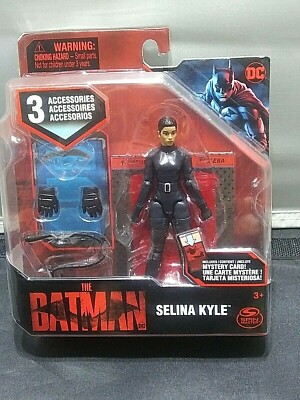 2022 The Batman Movie Selina Kyle Action Figure 3 Accessories & Mystery Card New
