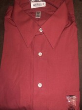 Van Heusen Poplix Dress Shirt Size 17 32/33 New Nwt Lava