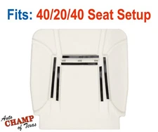 1992-1997 Ford F-250 XLT F250-Driver Side Bottom Seat Foam Cushion 40/20/40