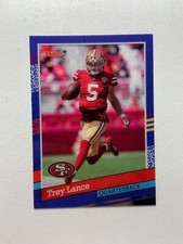 2021 Panini Donruss Clearly Retro 1991 Trey Lance #91-18 RC ROOKIE