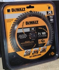 Dewalt XR 7 1/4”  Circular 60T Carbide Teeth Saw Blade DWAXR3760