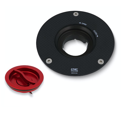 CNC Racing Quick Release Carbon Tankdeckel - Aprilia Tuono V4 11-19 - Satin Car...