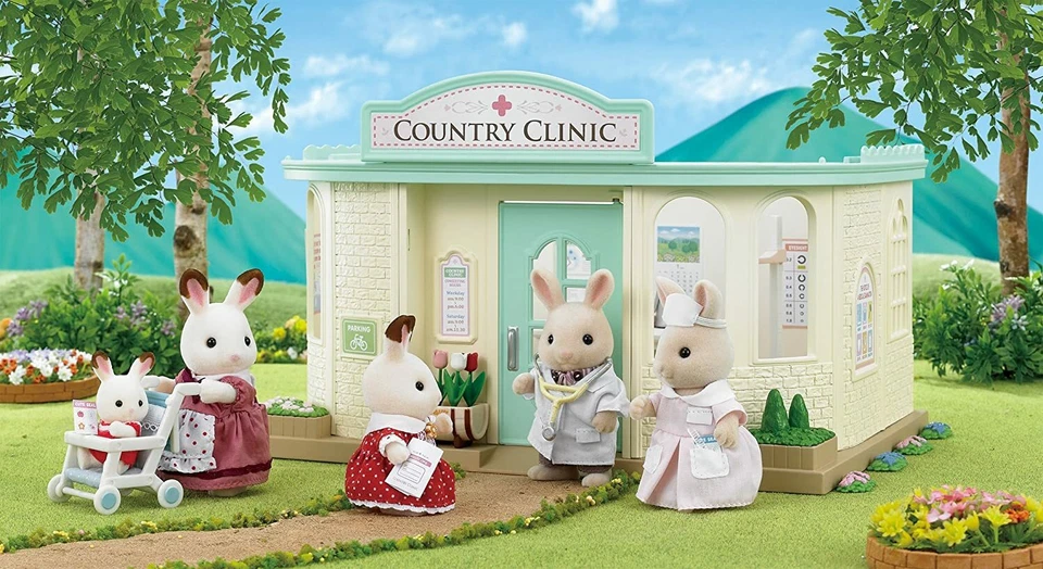 Sylvanian Families Shop Doctor in the Forest Clinic H-12 Calico Critters EPOCH - Immagine 2 di 4
