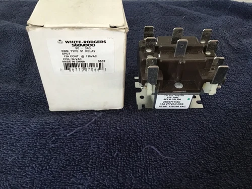 White Rodgers 90-340 RBM Type Relay DPDT