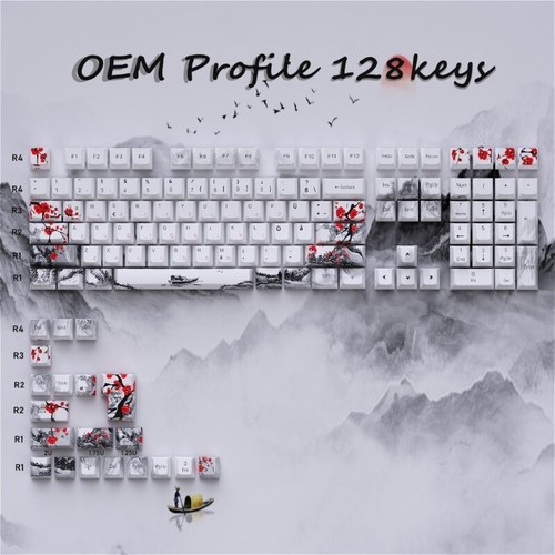 Keycaps 128key Thick 5Sides Sublimations Keycap For Mechanical Keyboards - Picture 5 of 15