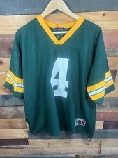 Vintage NFL Brett Favre Green Bay Packers Green Jersey Large Logo Athletic brand