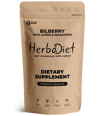 Natural Eye Complex Bilberry Lutein Powder Supplement for Eye Health