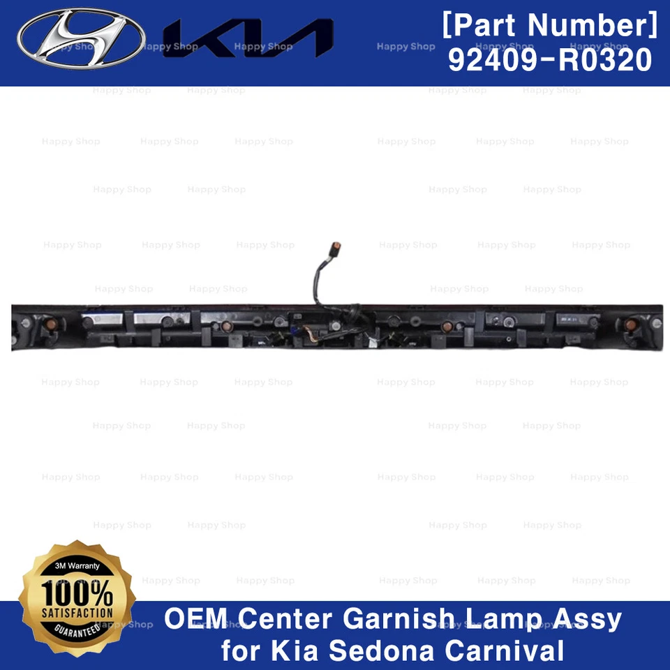 Original OEM 92409R0320 Lámpara ASSY Decoración Central para Kia Sedona Carnival 2022 Foto 4 de 4