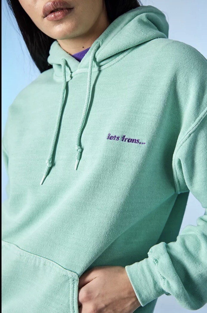 iets frans Hoodie In Mint Women's Size XS Oversized Hooded