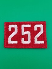 Troop Number 252 Red  White Patch BSA Boy Scouts Of America