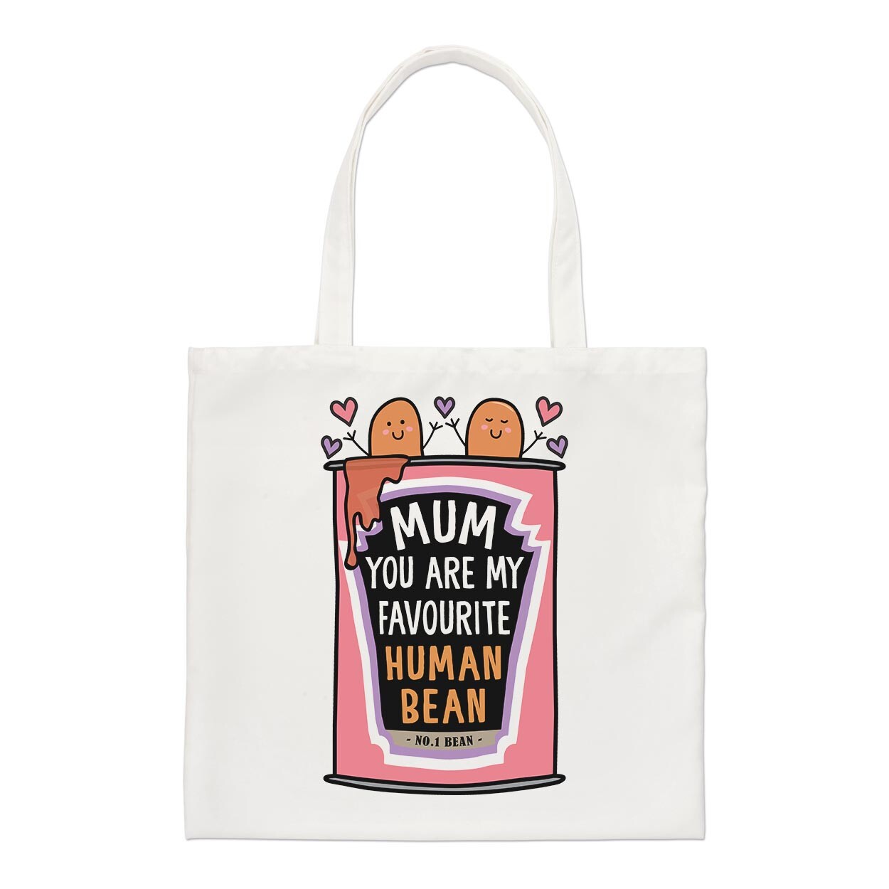 Mum You Are My Favourite Human Bean Regular Tote Bag Mothers Day Funny Shopper