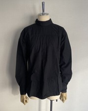 Black Comme Des Garcons Long Sleeve Backwards Shirts Designer