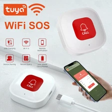 Tuya WiFi Elderly Wireless Panic Button Smart SOS Call Button Emergency Alarm US