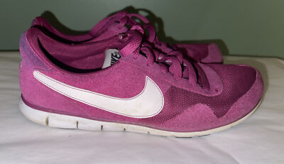 Nike Womens Victoria 525322-600 Retro Suede Purple Running Shoes