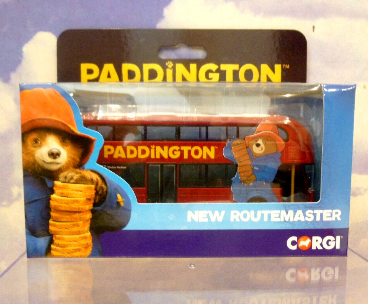 CORGI 1/76 DIECAST NEW ROUTEMASTER LONDON BUS PADDINGTON BEAR 3 MOVIE CC89206